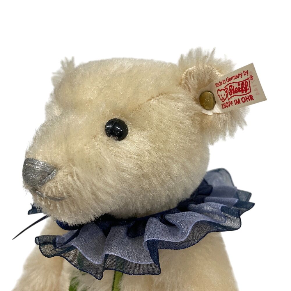 シュタイフ Steiff ぬいぐるみ 677144 ブルーローズ テディベア 2011 アジア限定1500体 No.00093 アイボリー 5％OFF フォロワークーポン！！】Steiff/シュタイフ アジア限定