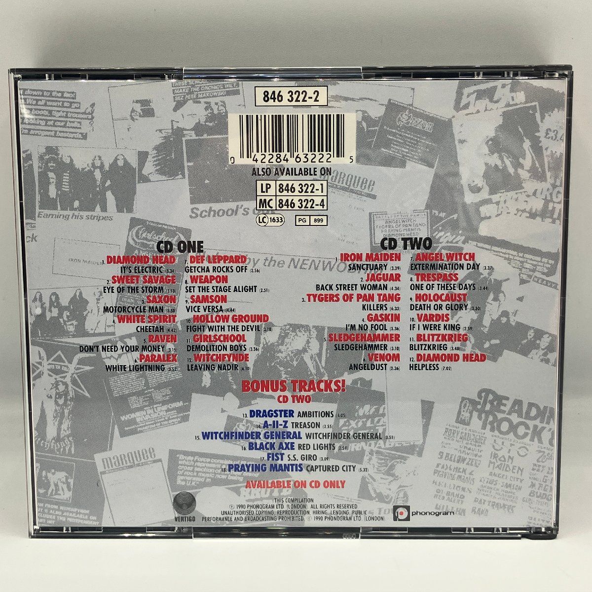 NWOBHM 79 Revisited 2枚組　国内盤 △V.A./NEW WAVE OF BRITISH HEAVY METAL '79 REVISITED (2CD) VERTIGO