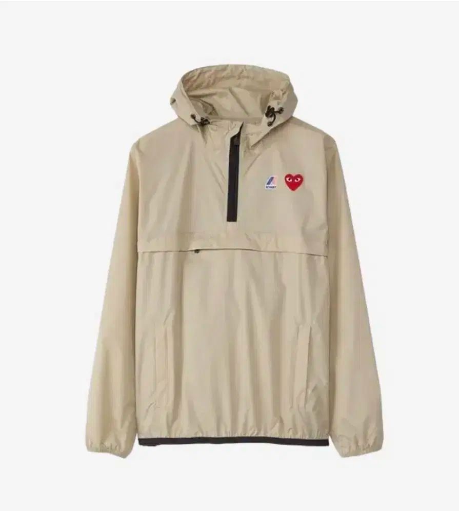 【雷市場（ポンジャン）商品韓国直送】 新製品/ S COMME des GARCONS(コム・デ・ギャルソン) プレー x K ー way ハーフジップアップ ジャケット