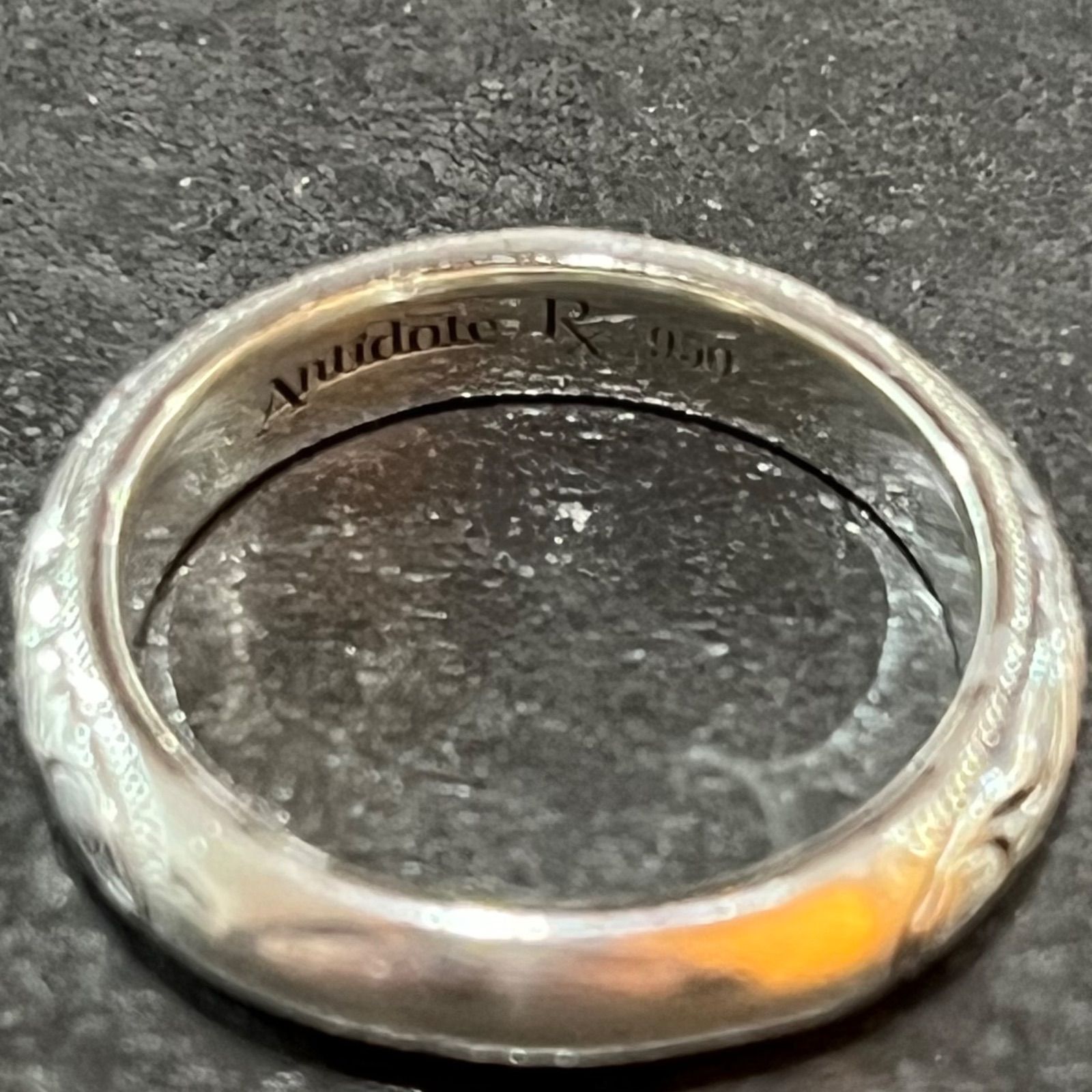 参考上代29700円 ANTIDOTE BUYERS CLUB Engraved Round Ring