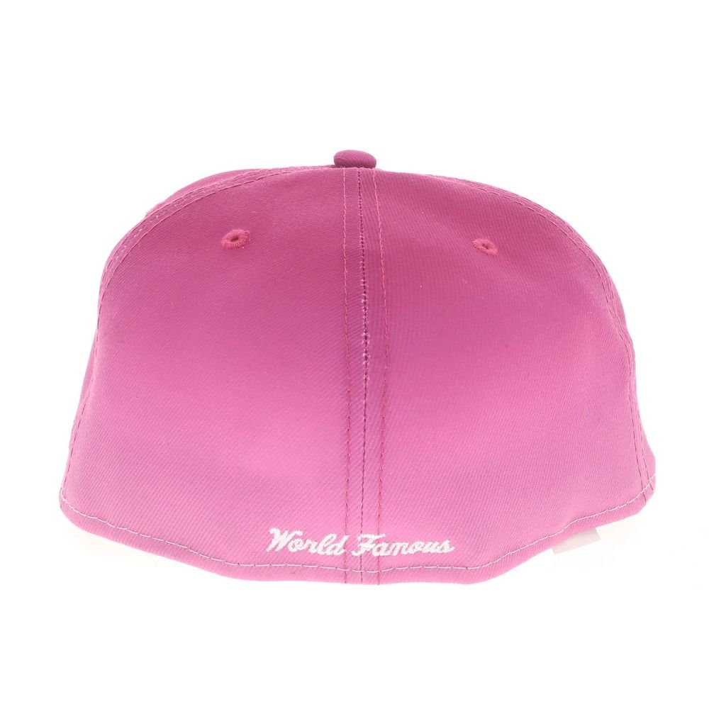 シュプリーム Supreme 2023年春夏 Gradient Box Logo New Era ポリエステル ベースボールキャップ 帽子 ピンク【サイズ7 1/2】【メンズ】