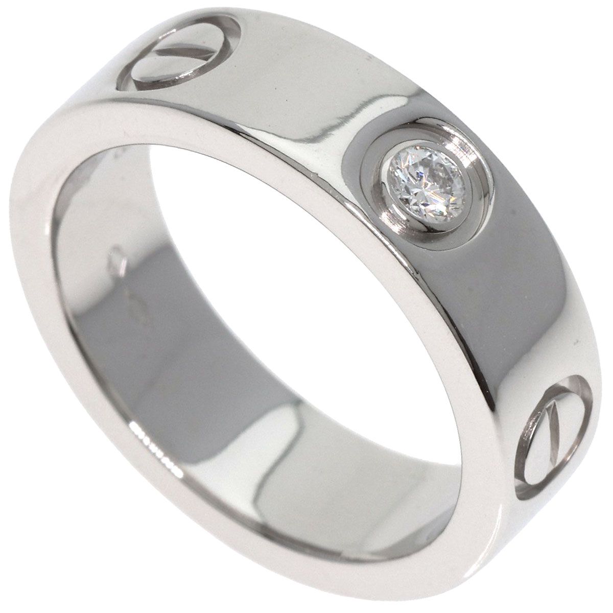 CARTIER カルティエ ラブリング 1Pダイヤモンド #49 リング・指輪  
