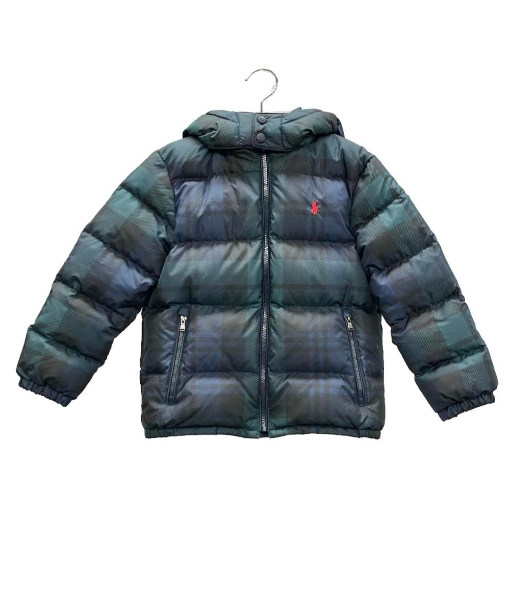 ポロ ラルフローレン ダウンジャケット チェック柄 キッズ SIZE 6 (110