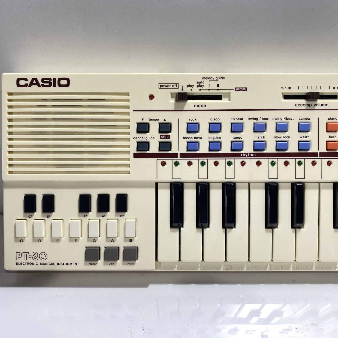 CASIO カシオ キーボード 昭和レトロ PT-80 (管理番号：OKU9758