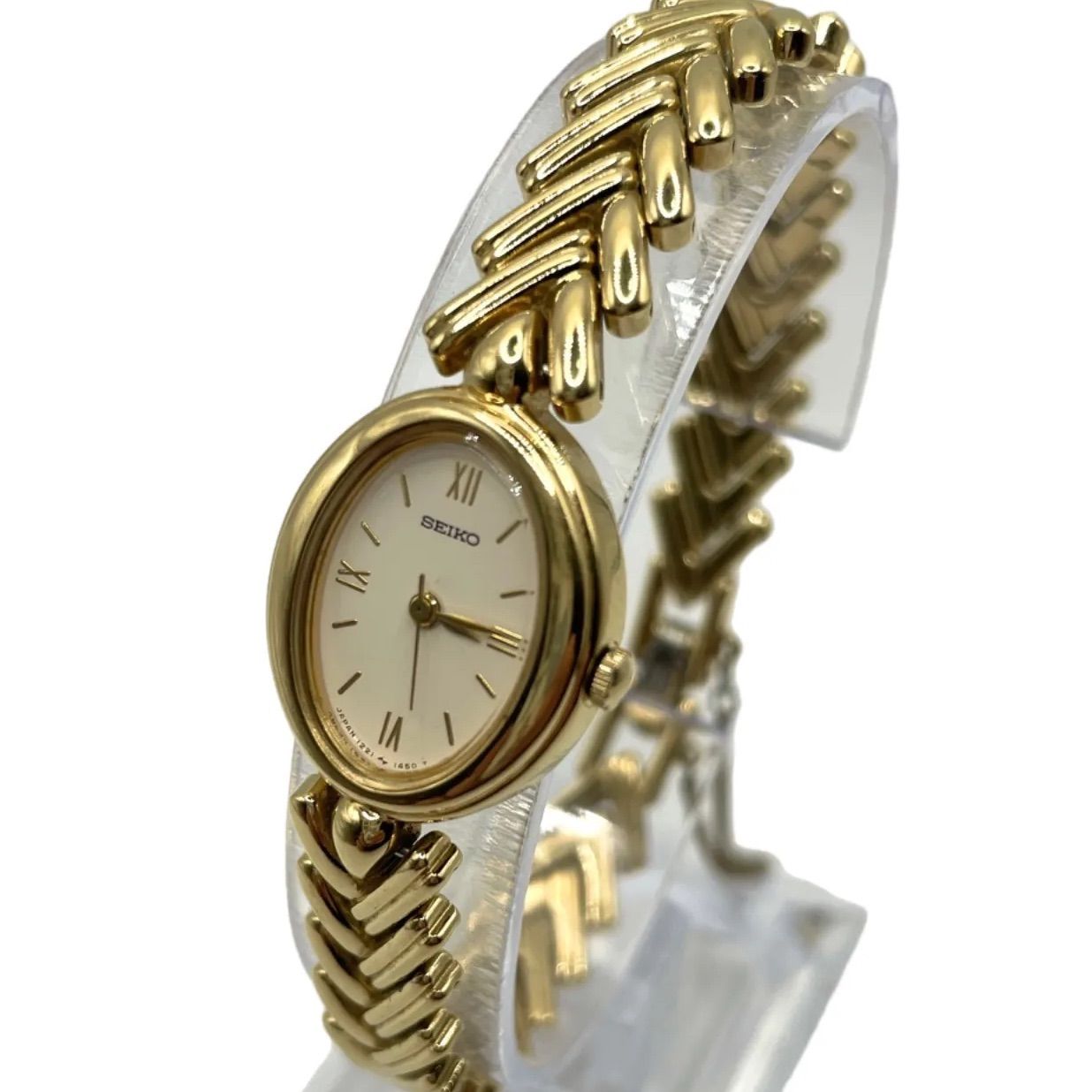 1円スタート！ SEIKO セイコー 腕時計 1221-5930 レディース