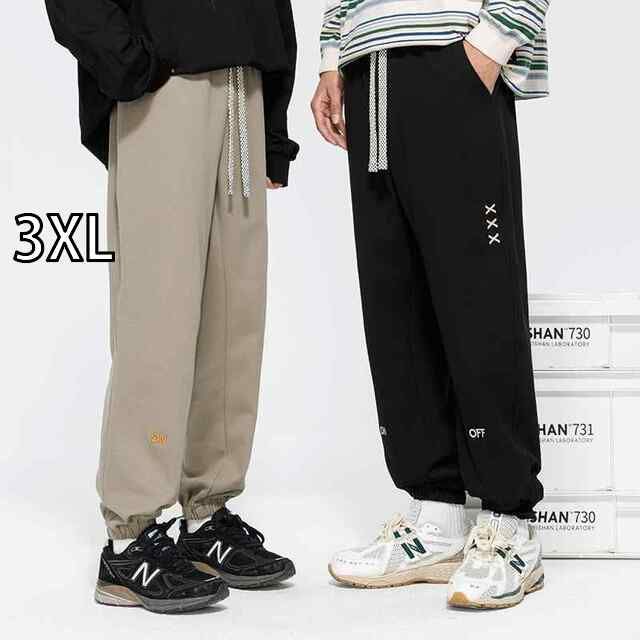 [3XL]メンズ ファッション 服 男性用 オシャレ シンプル 大人 かっこいい 大きいサイズ ストリート 紳士服 夏 パンツ カジュアル 長ズボン ズボン スウェット パンツ 