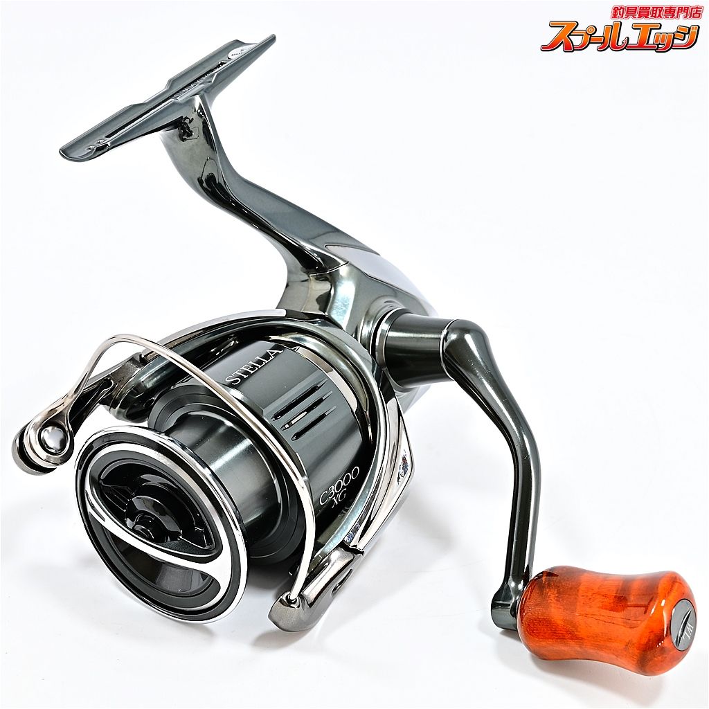 【極美品】☆22ステラ4000XG☆ウォーターランドウッドノブ★ 【シマノ】 22ステラ C3000XG ウォーターランド ウッドハンドル