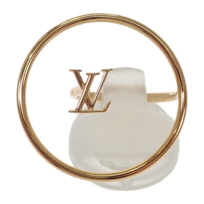 LOUIS VUITTON ルイヴィトン LOUIS VUITTON バーグLVエクリプス M00769 リング 金メッキ ゴールド 13号 レディース