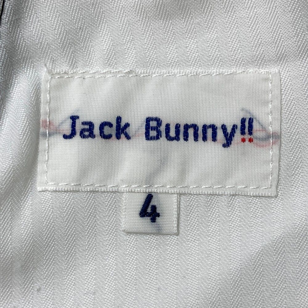 JACK BUNNY ゴルフパンツ サイズ4 ホワイト Jack Bunny!! ジャックバニー ストレッチツイル テーパード