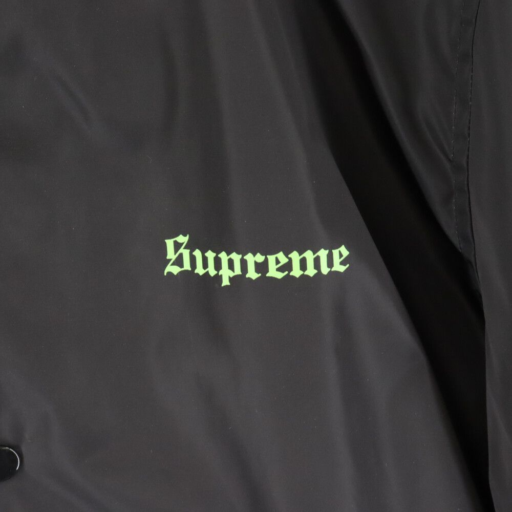 Supreme × H.R Giger 2014AWナイロンコーチジャケット黒M Supreme/H.R.