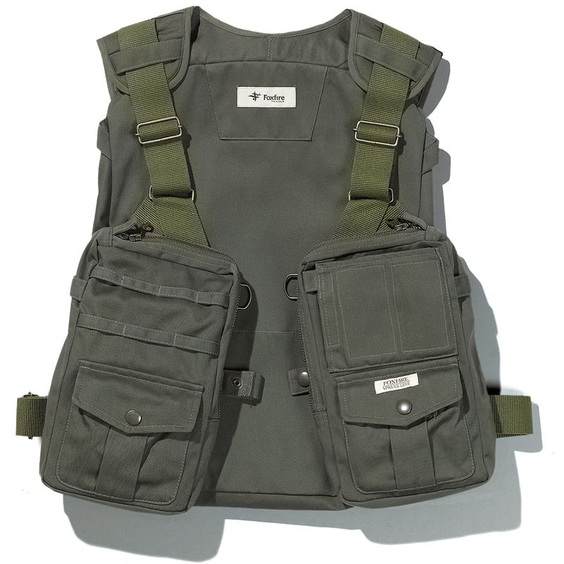 フォックスファイヤー バーチカルタックルベスト ブラック フリー
