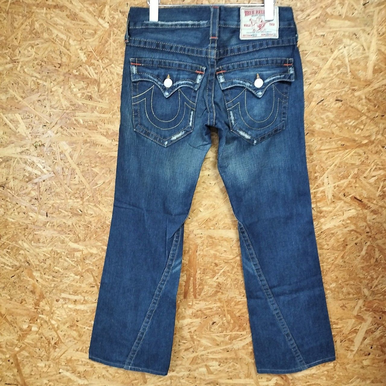 美品】True Religion トゥルーレリジョン メンズ ダメージジーンズ