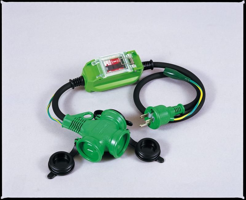 日動 防雨型ポッキン延長ブレーカ L型ヘナポッキン 100V 過負荷漏電保護兼用 1m PBWLEKT 日動工業 防雨Lヘナポッキン延長ブレーカ PBWL-EK-T (屋内・屋外兼用型