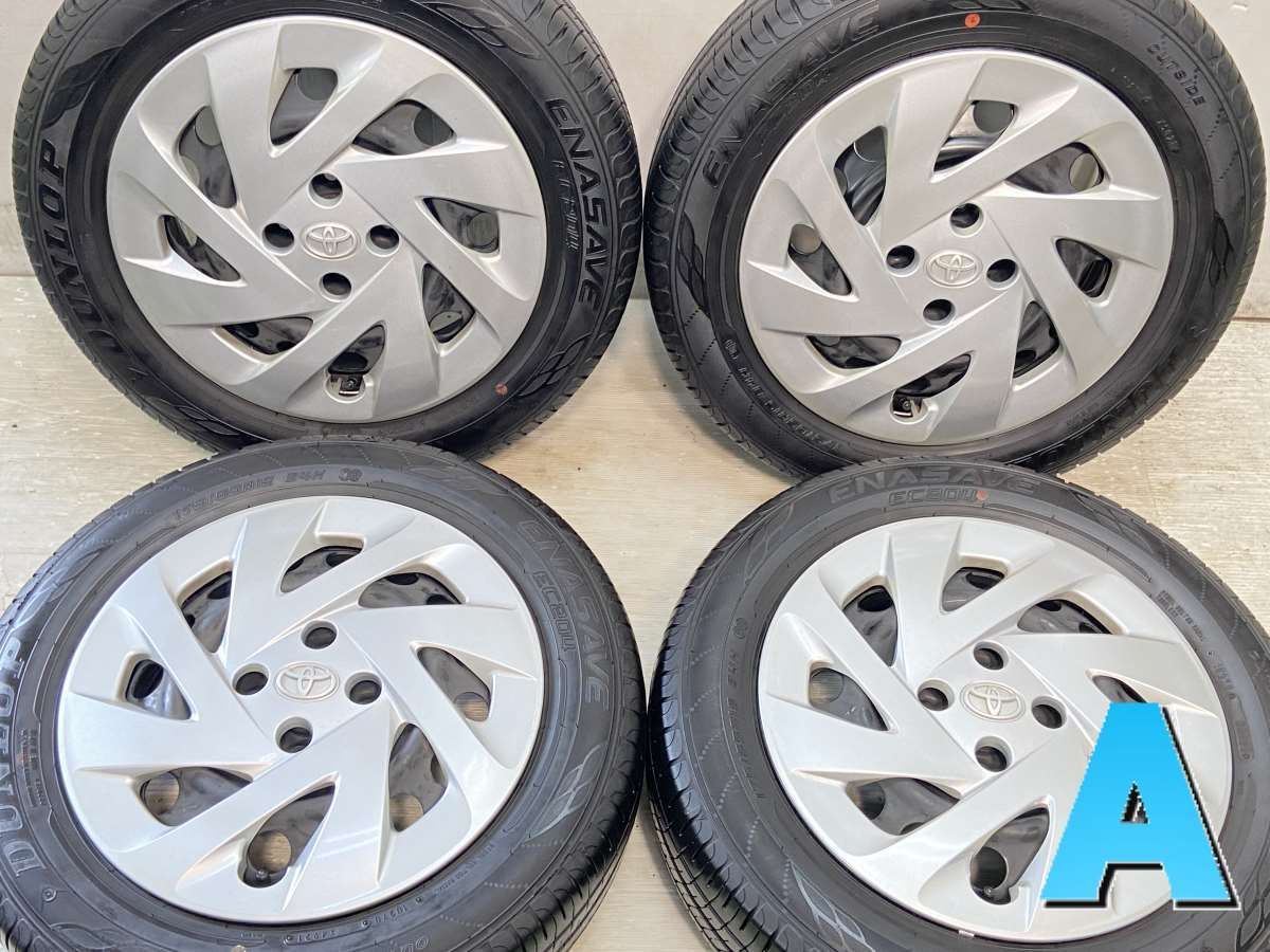 175/65R15  nダンロップ エナセーブ EC204 nトヨタ純正 WM n15x5.0  100-4穴 n中古タイヤ サマータイヤ ホイールセット 4本セットn s15240523027