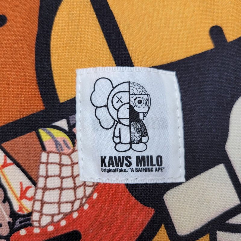 中古品】A BATHING APE アベイシングエイプ × KAWS カウズ TOTE