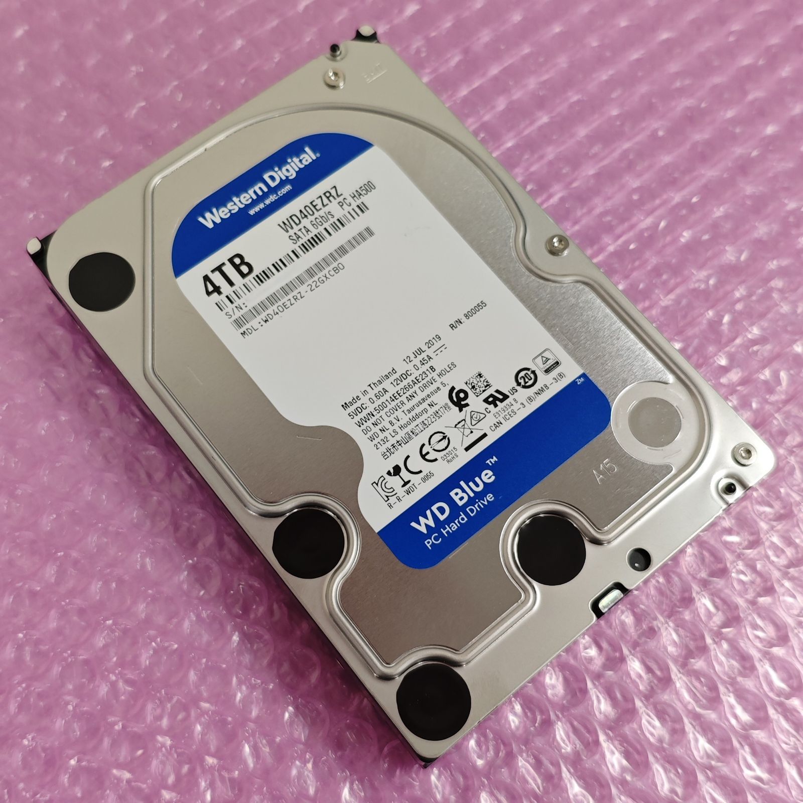 WD Blue 4TB ハードディスクドライブ 3.5インチ WD40EZAX | WD40EZAX | WesternDigital WD Blue SATA3 6Gbps(SATA6G