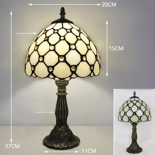 LEDテーブルランプ ステンドグラス 照明クラシック ヨーロッパ