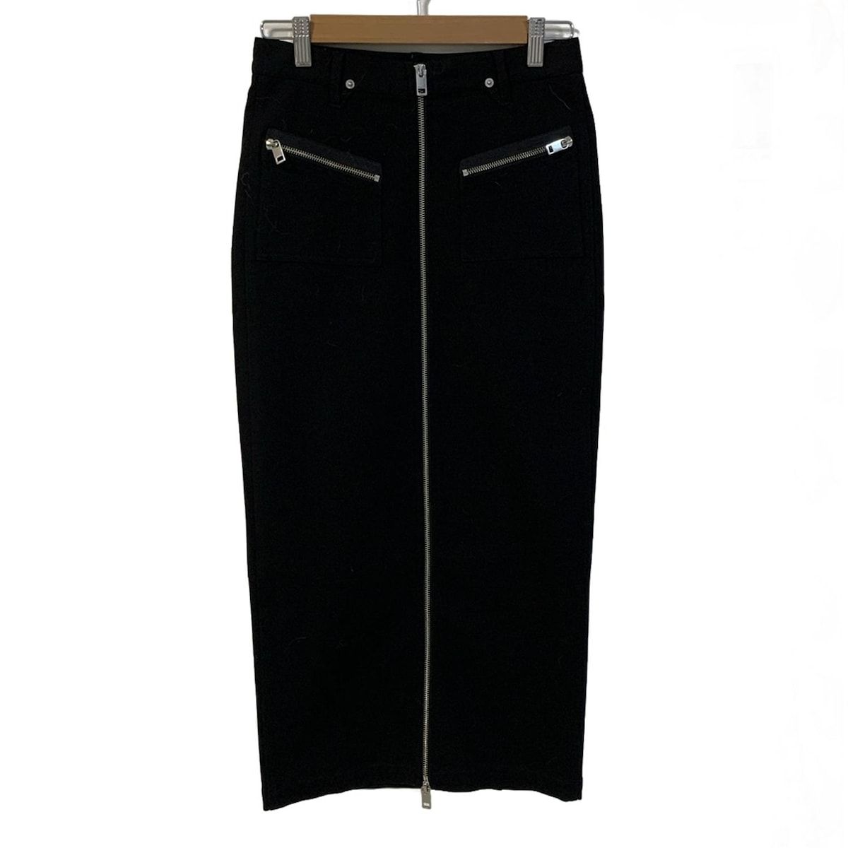 DIESEL ディーゼル ロングスカート サイズ27 M レディース - 黒×白 マキシ丈