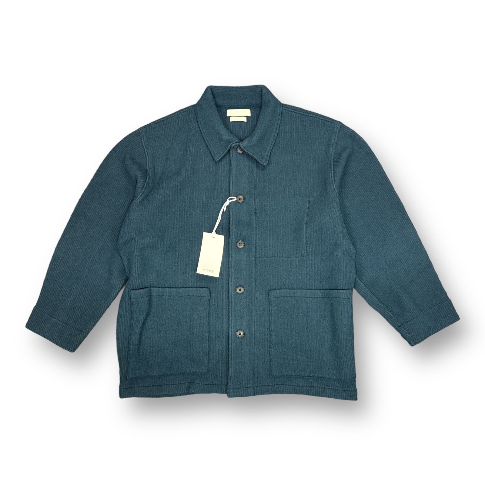 YK22AW0427SYOKE 22AW KNIT CORDUROY COVERALL JACKET