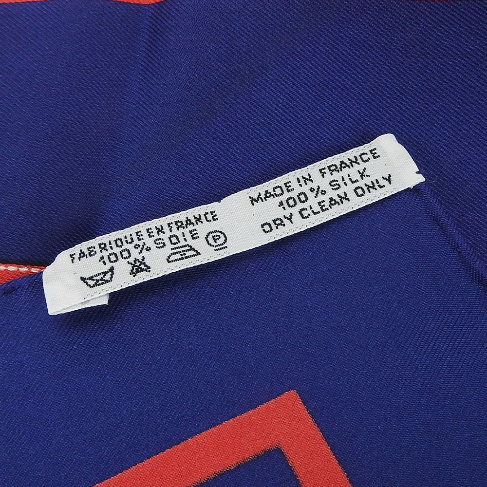 HERMES エルメス カレ45 ボルデュック ネイビー HERMES エルメス カレ