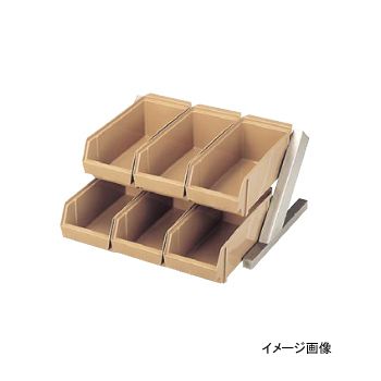 遠藤商事 SA18-8デラックス オーガナイザー 3段1列 ブラウン EOC053 遠藤商事 SA18-8デラックス オーガナイザー 3段4列（12ヶ入） ホワイト