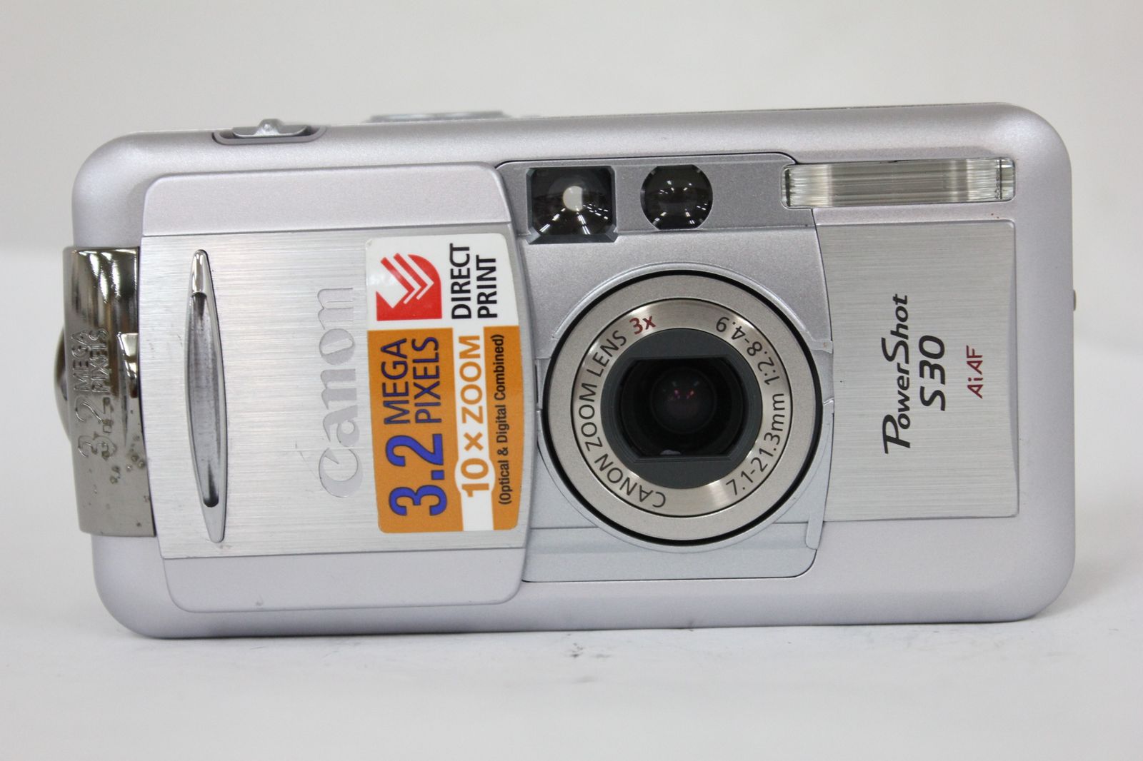 返品保証】 キャノン Canon PowerShot S30 3x バッテリー付き 