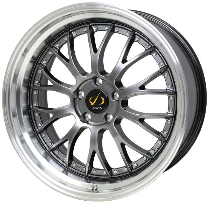 ホイール4本セット STICH MESH NR HGM|リムP 19インチ 8J 42 5H-114.3