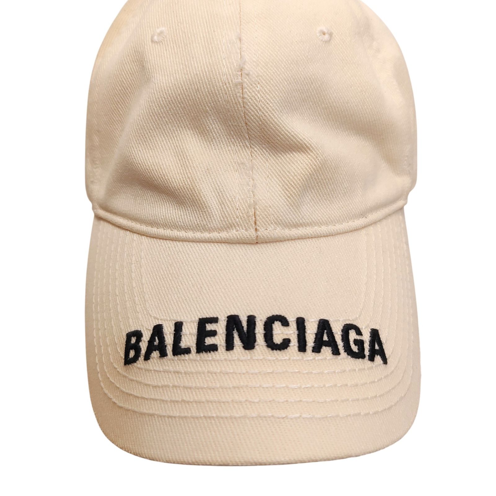BALENCIAGA バレンシアガ LOGO VISOR CAP デストロイ加工 キャップ 高