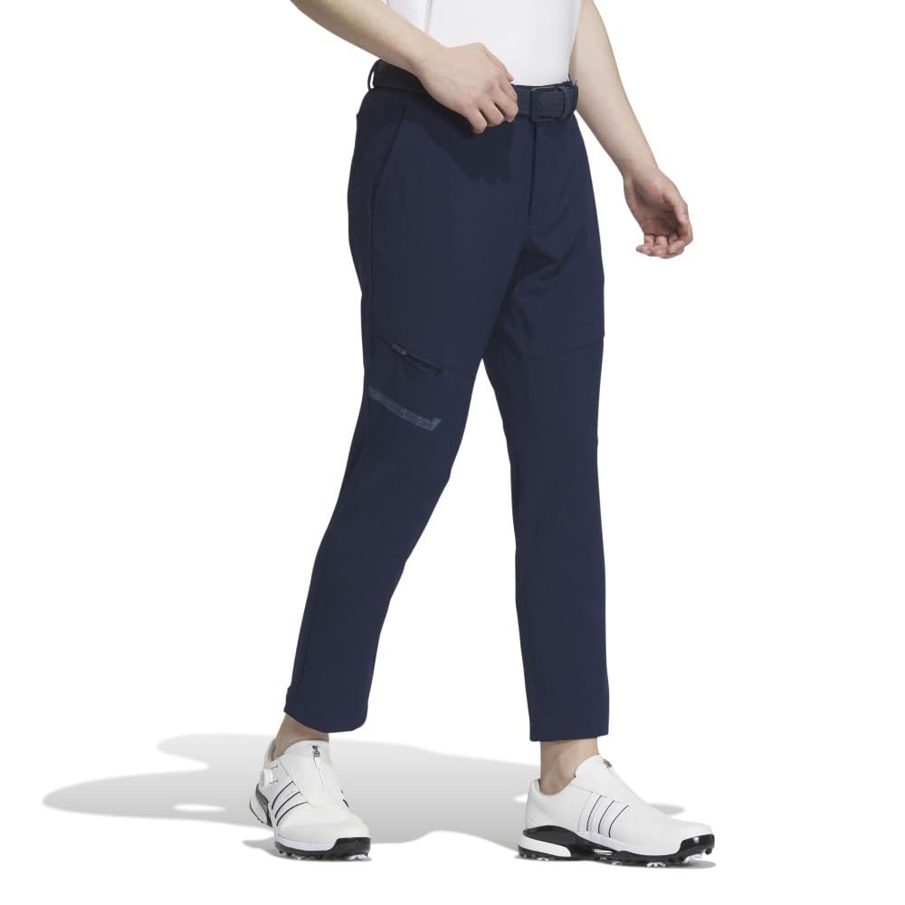 アディダスゴルフ ゴルフパンツ WIND RDY EX Stretch active 撥水 UVケア付き アンクルパンツ メンズ カレッジネイビー 79