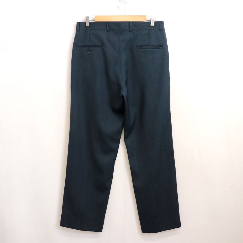 80s unknown vintage ブラック 2タック スラックス 80s unknown vintage ブラック 2タック スラックス パンツ
