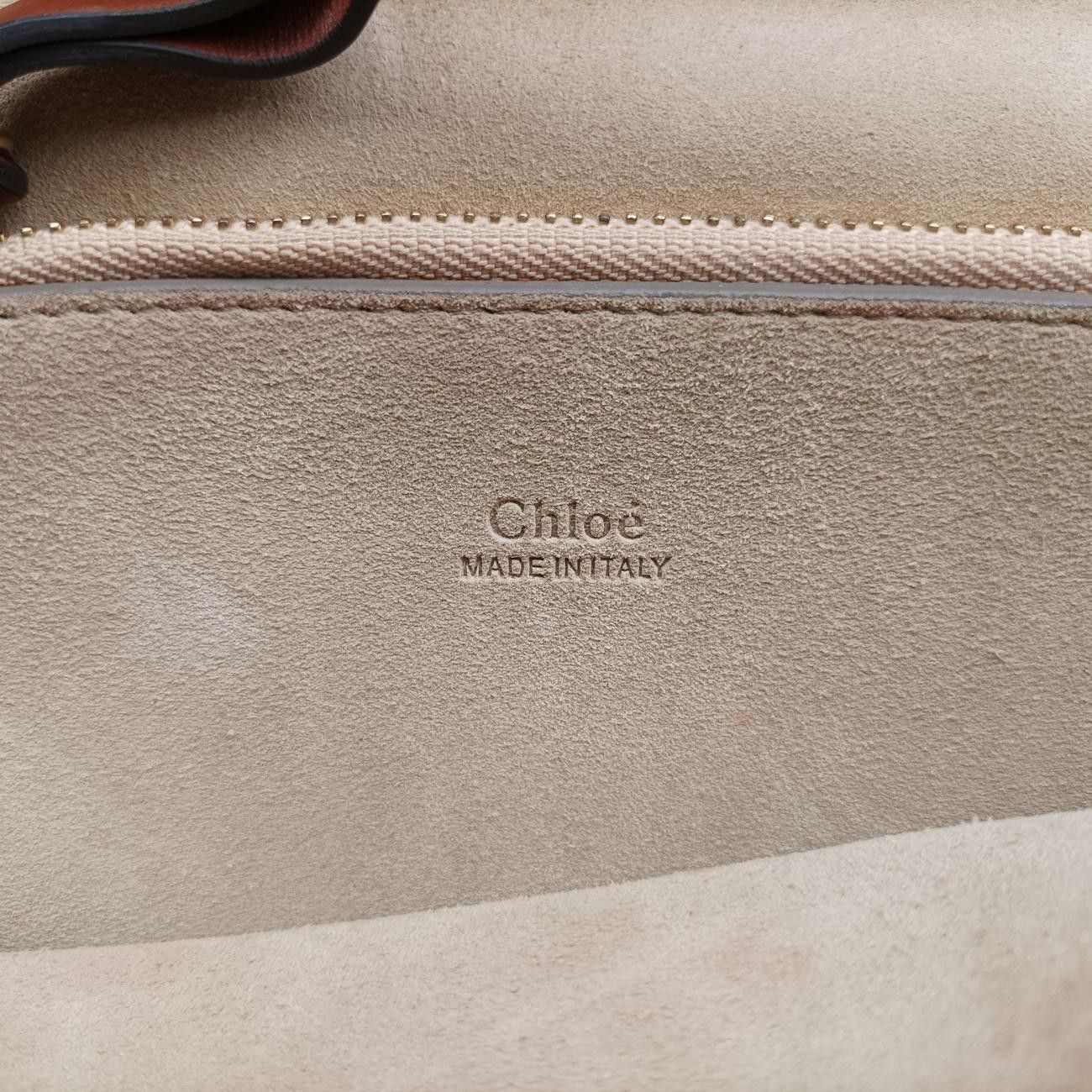 クロエChloeフェイブラウンレザー×スエード01-17-50-65