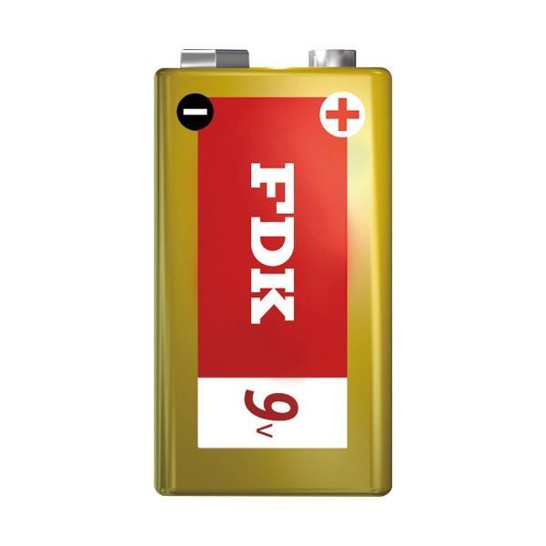FDKアルカリ乾電池 9V形 6LR61 S 1セット 10本