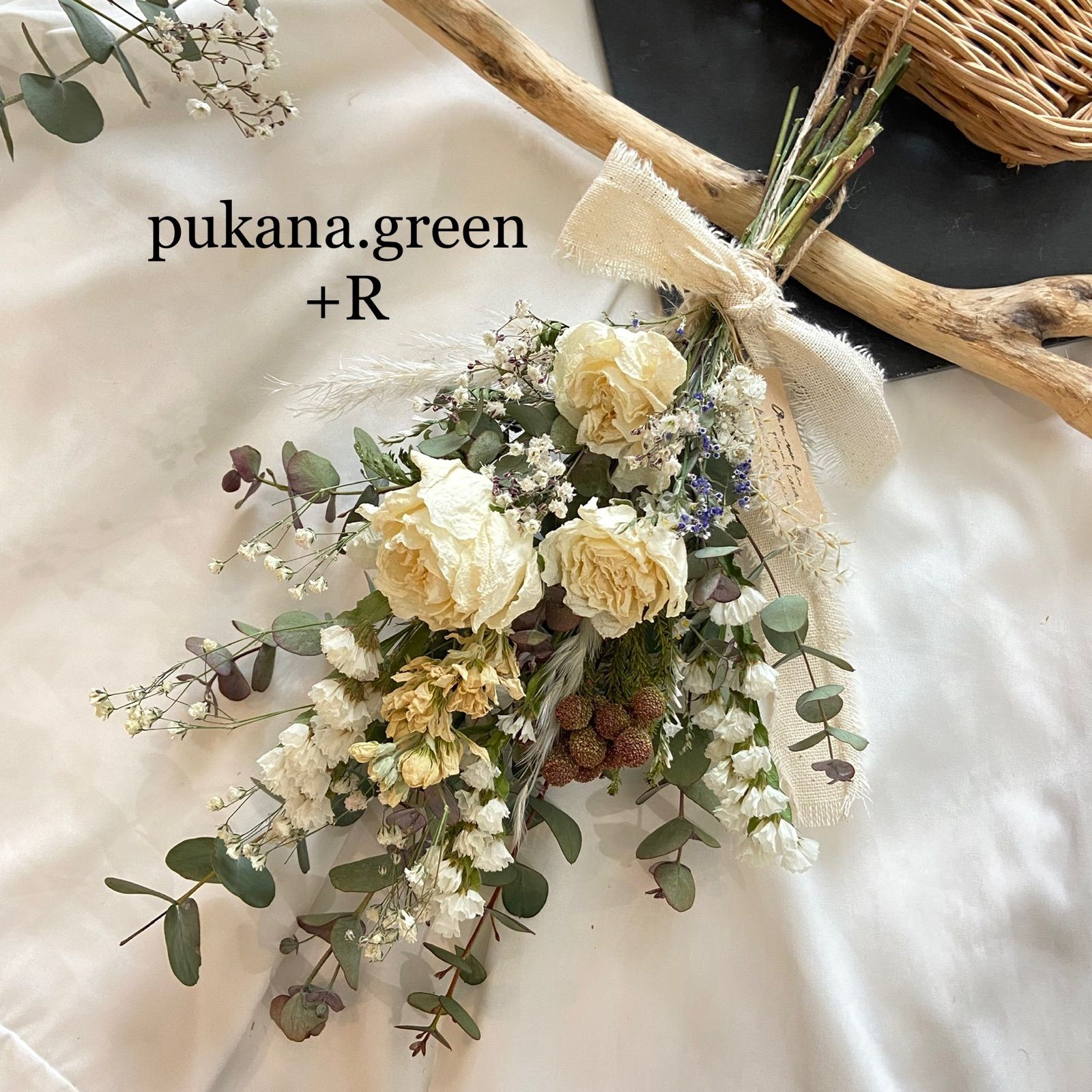 スワッグ(かすみ草M) / ドライフラワー スワッグ 花束 リース かすみ草