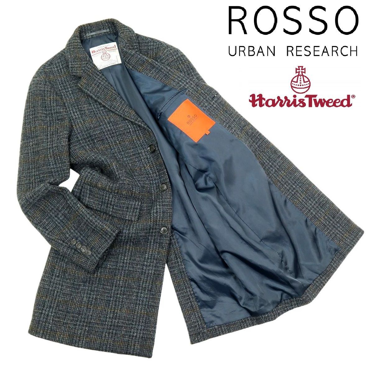 S3604】【新品同様】URBAN RESEARCH ROSSO×HARRIS TWEED アーバン