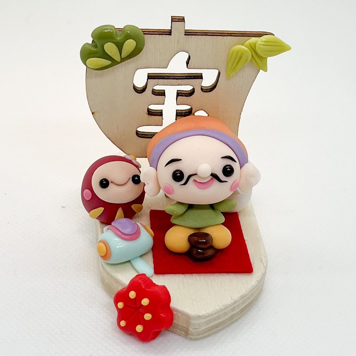 七福神 樹脂粘土 節分 お雛様｜季節・年中行事