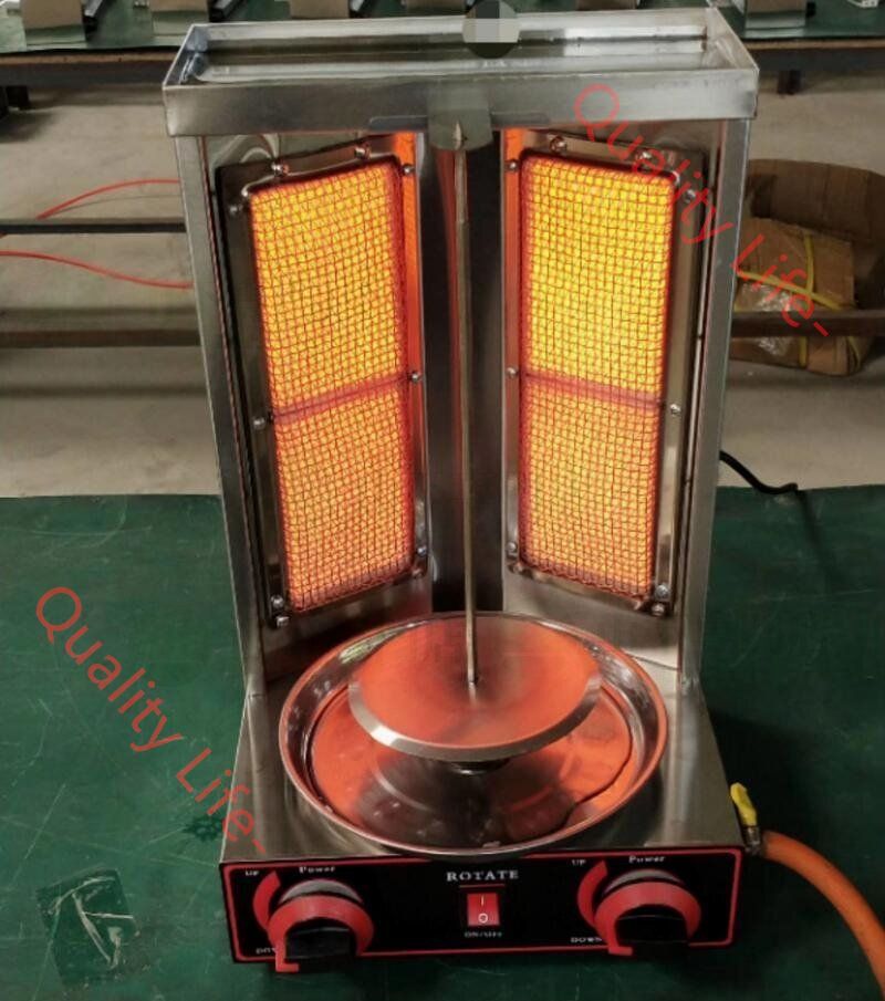 ケバブグリル LPガス グリルバーナー 自動回転 電動 100V|カウンター|バー|ケバブ|業務用|店舗用品