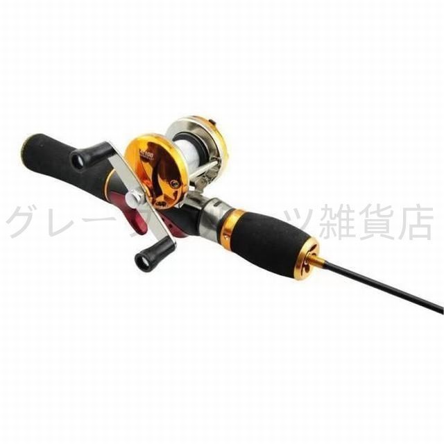 新品・未使用】フィッシング 釣り竿 穴釣り ワカサギ釣り ベイト