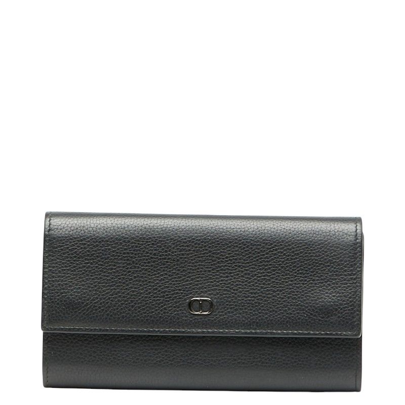 ディオール CDロゴ ブラック レザー メンズ Dior 222-33586