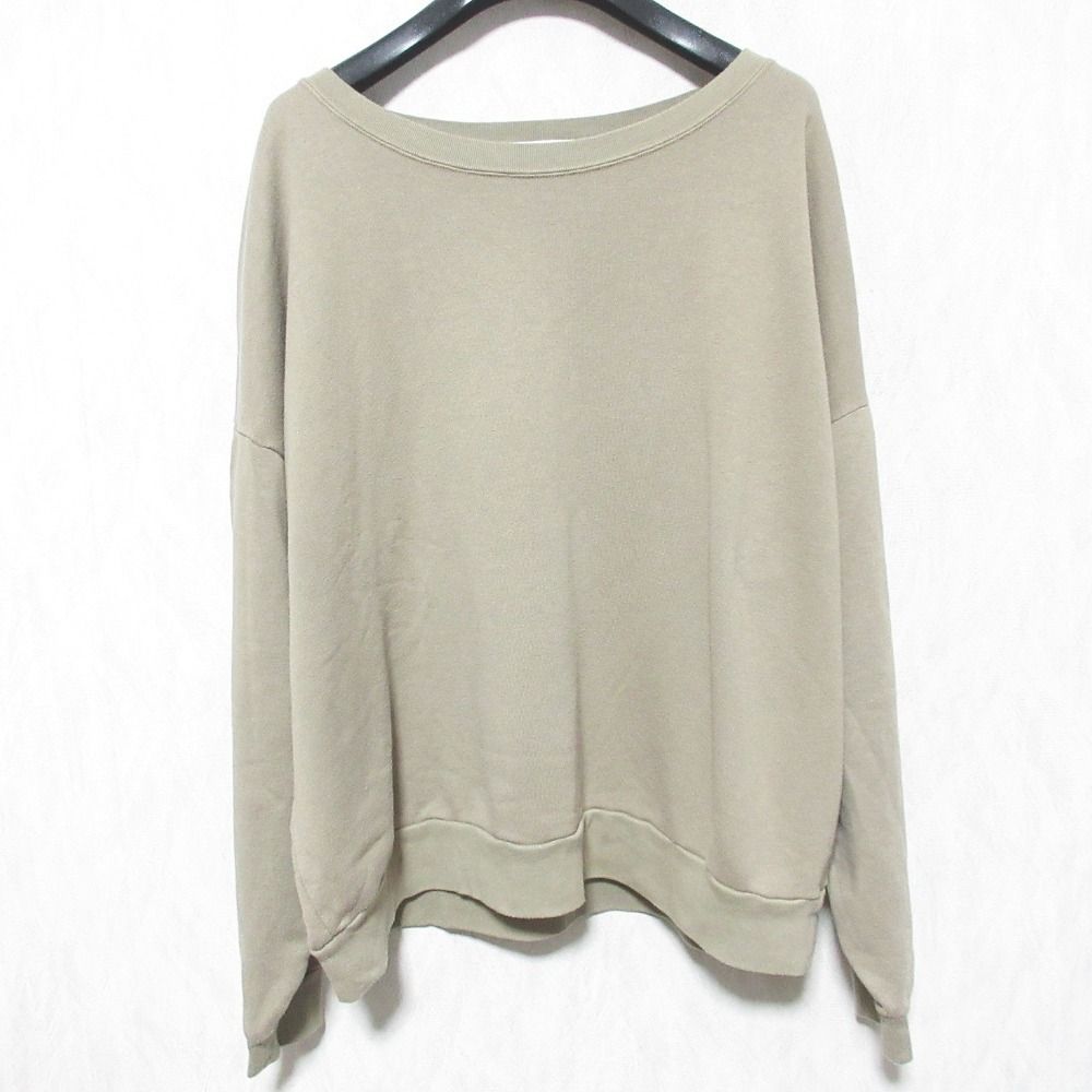 新品REMI RELIEFレミレリーフ*リネンニット ワイドTシャツ*M