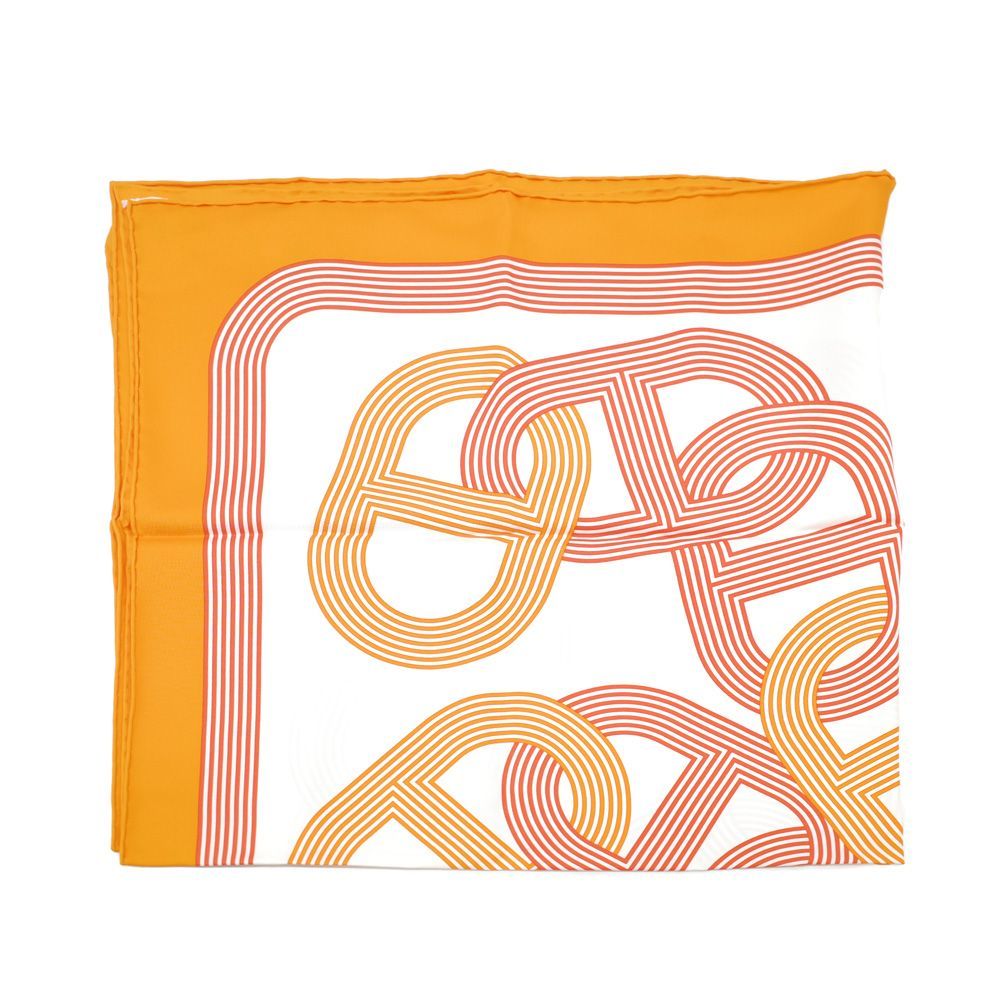 エルメス　Hermes カレ90 24番地のサーキット　シェーヌダンクル HERMES - エルメスHERMES カレ 90 24番地のサーキットの通販 by