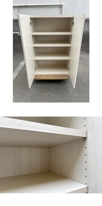 扉付きリビングシェルフ