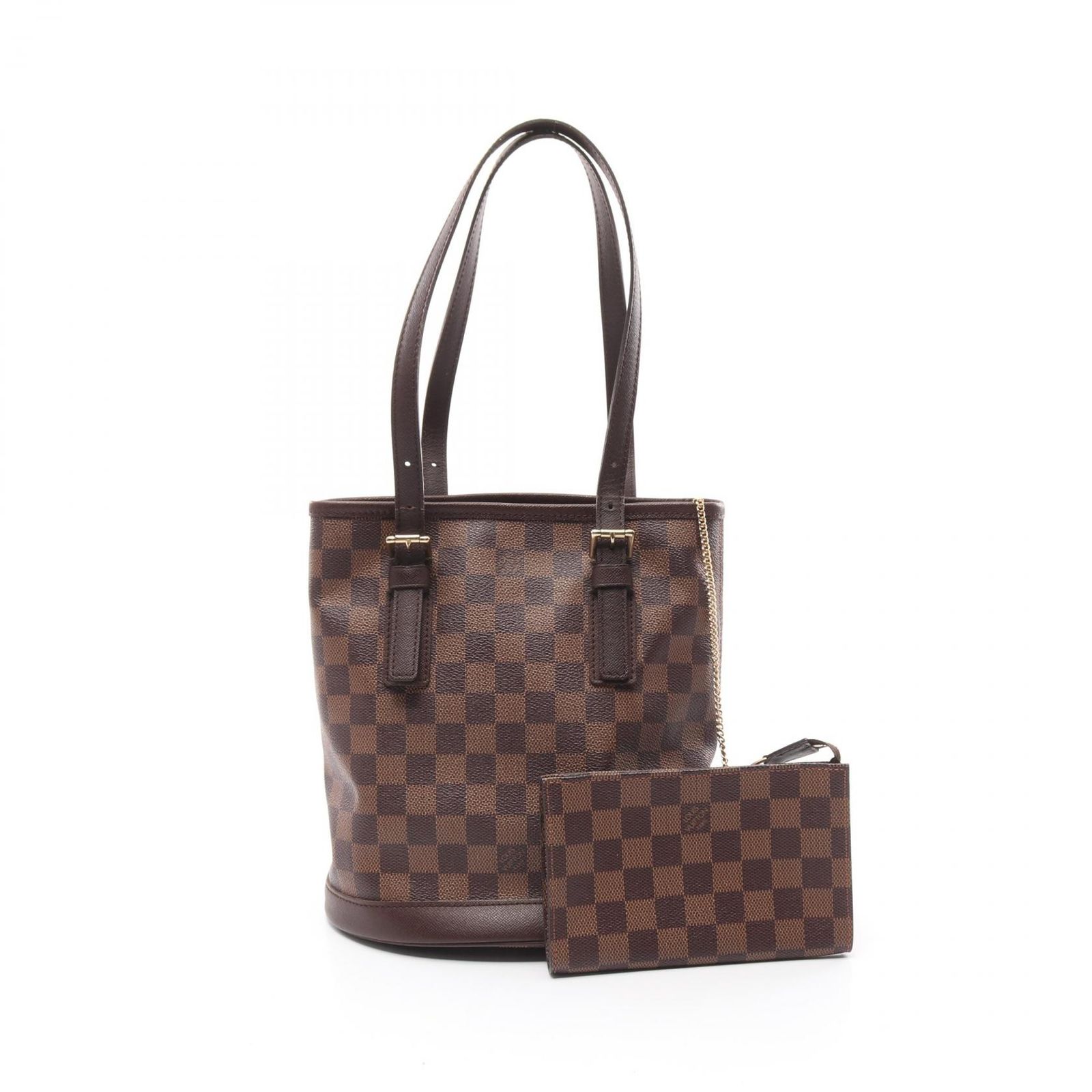 ルイ ヴィトン LOUIS VUITTON トートバッグ マレ N42240 PVCコーティングキャンバス レザー マレ レディース Used B