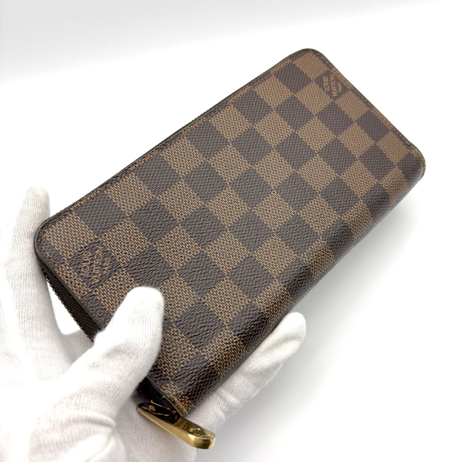 美品 】LOUIS VUITTON ルイヴィトン ダミエ ジッピーウォレット RFID