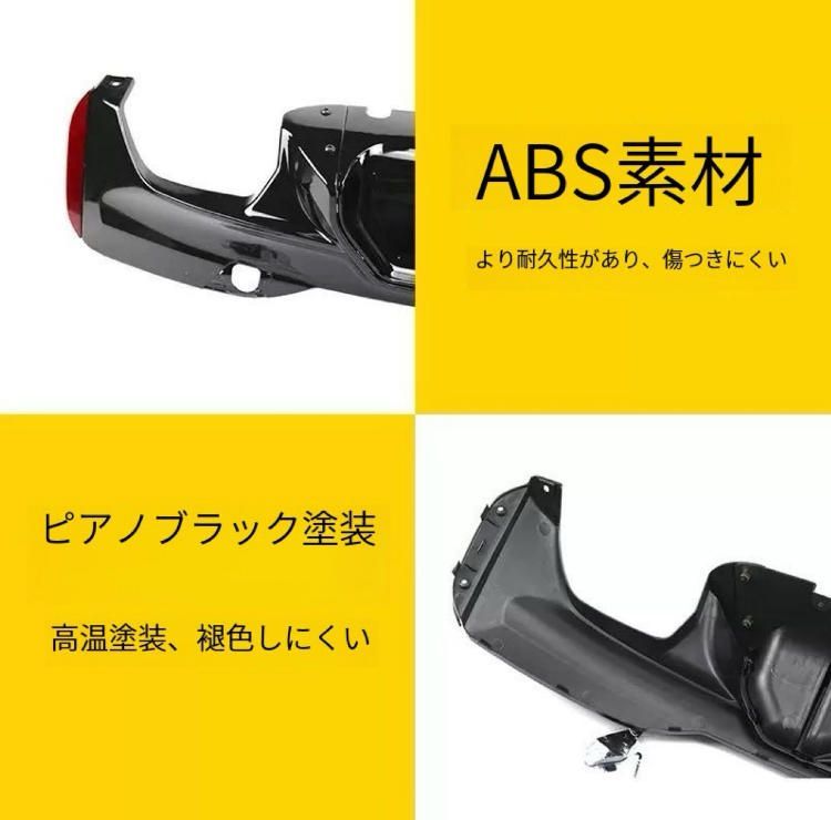 bmw5シリーズG30G38自動車に適用します21-23改装後唇競技版明るい黒後唇後スポイラー