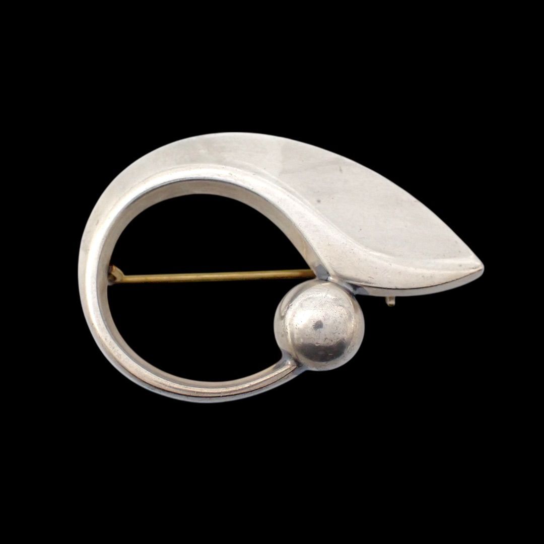 ジョージジェンセン ハンスハンセン ブローチ 925 シルバー 4247