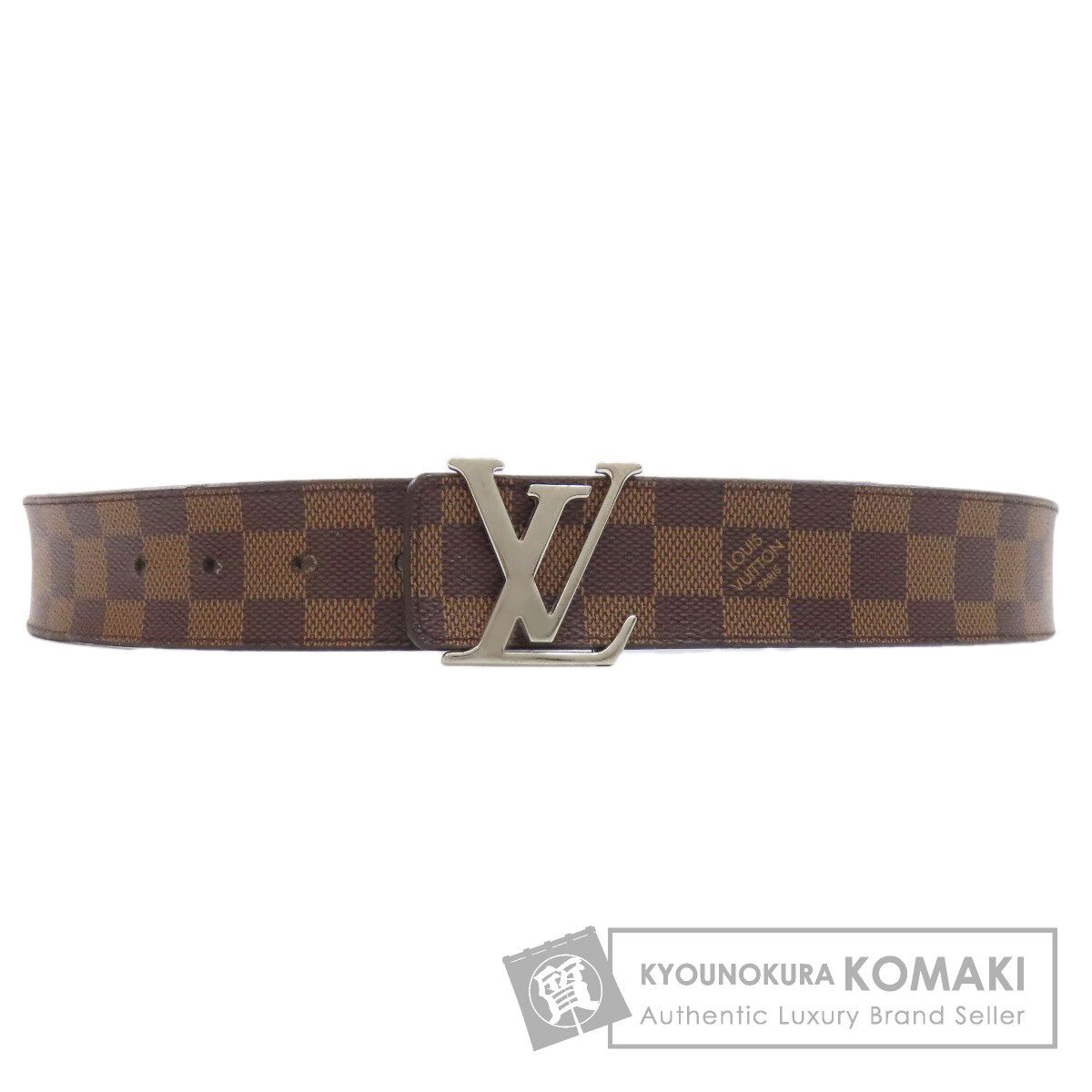 ルイヴィトン ダミエ ベルト・LVイニシャル Bランク. M9808 14年製