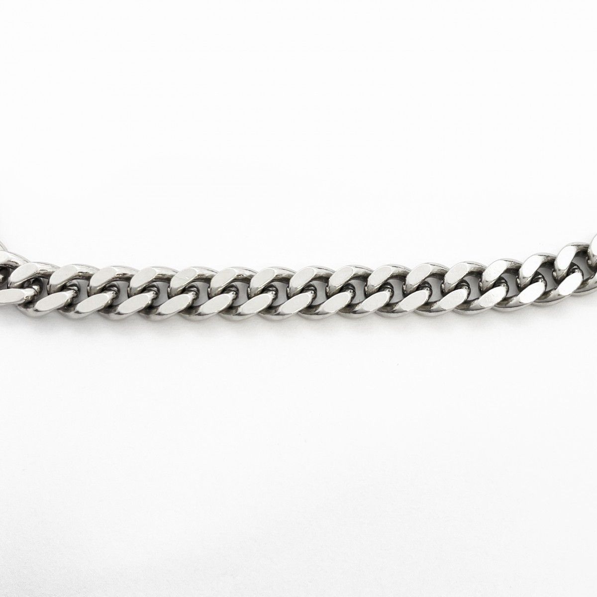 5khi003 喜平 ブレスレット Pt850 プラチナ 2面 シングル 20cm 33.2g キヘイ メンズ レディース ユニセックス