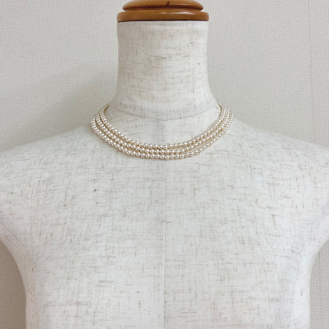ベビーパール ロングパールネックレス 120-125cm 淡水パール 【再販 