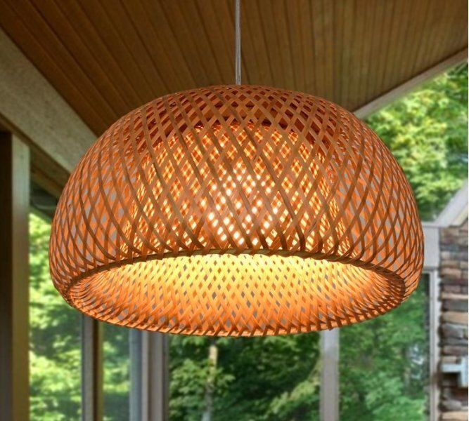 人気 竹のあかり ペンダントライト 1灯 ヴィンテージ|照明 和モダン イサムノグチ 北欧 ス ランプ