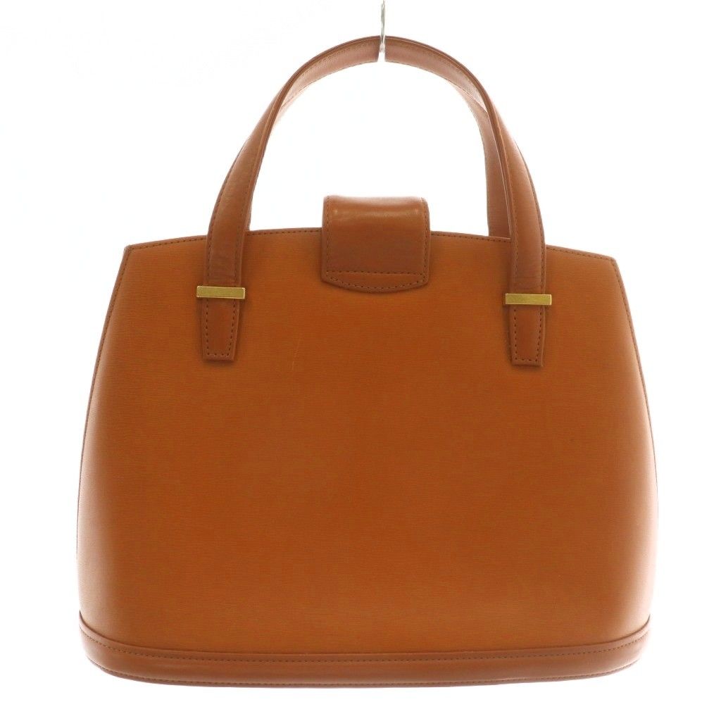 良品✨ヴァレンティノガラヴァーニ ハンドバッグ レザー ブラウン ゴールド金具 Valentino Garavani Valentino Galavani shoulder bag Leather